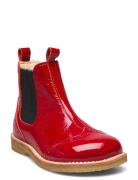 Booties - Flat - With Elastic Red ANGULUS