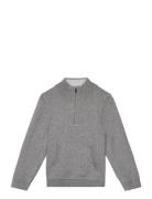 Zip Knit Sweater Grey Mango
