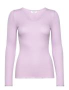 Silk T-Shirt Pink Rosemunde