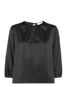 Silk Blouse Black Rosemunde