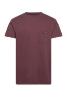 Kolding Organic Tee S/S Purple Clean Cut Copenhagen