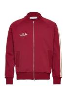 Sterling Track Jacket Burgundy Les Deux