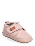 Classic Leather Slippers Pink Melton