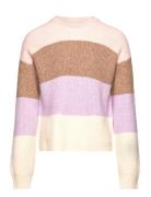 Kmgnewsandy L/S Stripe Pullover Knt Patterned Kids Only