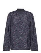 Kapollie Blouse Navy Kaffe