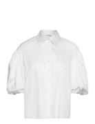 Slfrobyn 24 Puff Sleeve Shirt B White Selected Femme