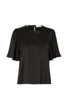 Slfreya 2/4 Top B Black Selected Femme