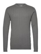 Jjcarlson Knit Crew Neck Grey Jack & J S