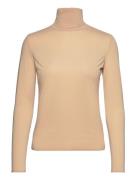 Melanie High Neck Blouse Beige Notes Du Nord