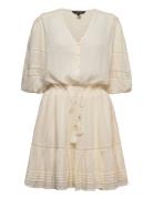 Cotton Crinkle-Dress Cream Lauren Ralph Lauren
