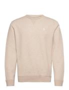 Marled Double-Knit Sweatshirt Beige Polo Ralph Lauren