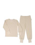 Two Pcs Pyjamas Classic Beige Geggamoja