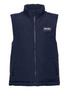 Puffer Jacket Sleeveless Blue Kenzo