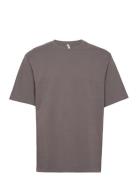 Esleaf Ss T-Shirt - Organic M Grey Enkel Studio