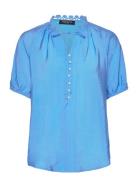 Rosebaybbkarly Shirt Blue Bruuns Bazaar