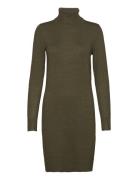 U6801, Milasz Rollneck Dress Green Saint Tropez