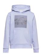 Special Artwork Hoodie Blue Tom Tailor