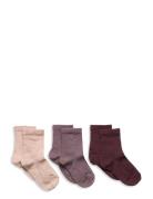 Wool Rib Socks - 3-Pack Patterned Mp Denmark