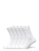Bamboo Solid Crew Sock White Frank Dandy