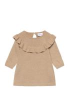 Nbfresine Ls Knit Dress Beige Name It