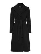 Onlclara Life Long Coat Cs Otw Black ONLY