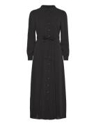 Vmshilah Naja Ls Long Shirt Dress Wvn Ga Black Vero Moda