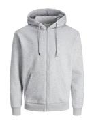 Jjebradley Sweat Zip Hood Noos Grey Jack & J S