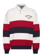 Stripe Prep Rugby White Tommy Hilfiger