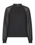 Vianlis Halterneck L/S Top/Su Black Vila