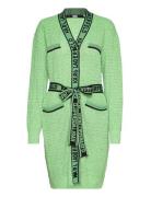 Feminine Boucle Cardigan Green Karl Lagerfeld