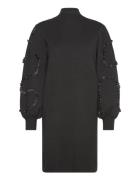 Objdidi L/S Short Knit Dress 129 Black Object