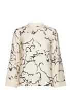 Caitiw Rib Blouse Cream InWear