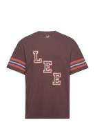 Seasonal Ss Tee Brown Lee Jeans