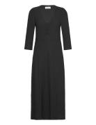 Havanall Midi Dress Ss Black Lollys Laundry