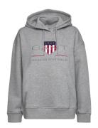 Rel Archive Shield Hoodie Grey GANT