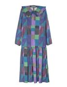 Landscape All Over Long Dress Blue Bobo Choses