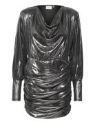 Maddixgz Ls Short Dress Silver Gestuz