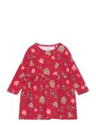 Dress Jersey Christmas Red Lindex