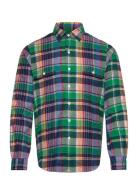 Classic Fit Plaid Flannel Workshirt Green Polo Ralph Lauren