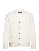 Rl Fleece-Lsl-Sws White Polo Ralph Lauren