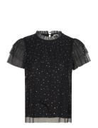 Top Josefine Mesh And Studs Black Lindex