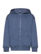 Sweater Hoodie W Zip Navy Lindex