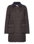 Coppins Quilted Coat Women Brown Chevalier