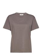 Liv Organic Logo Tee Grey MSCH Copenhagen