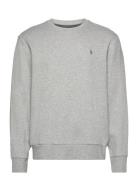 Luxury Jersey Crewneck Pullover Grey Polo Ralph Lauren