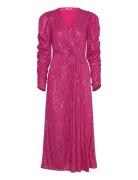 Midi Sequins Dress Pink Stella Nova