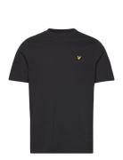 Textured Tipped T-Shirt Black Lyle & Scott