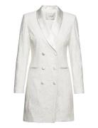 Yasyara Ls Lace Blazer Dress - Celeb White YAS