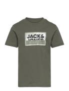 Jcologan Tee Ss Crew Neck Ss24 Jnr Khaki Jack & J S