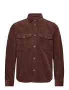 Kody Heavy Corduroy Overshirt Brown Les Deux